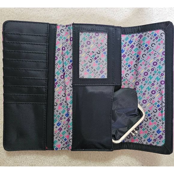 #101 Kenneth Cole Reaction envelope wallet, pink - Picture 3 of 9